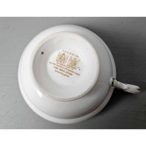 Paragon Tea cup and Saucer by appointment of her royal majesty, rose gold, 1940s - Picture 6 of 9